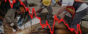 La actividad industrial cayó un 8,5% y la construcción retrocedió un 5,3%